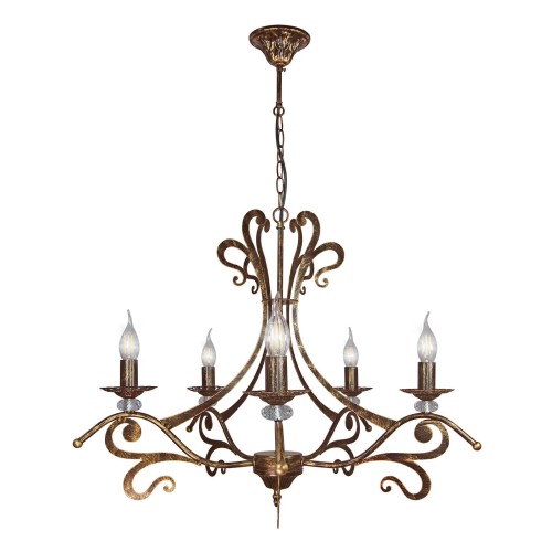 Люстра большая подвесная 5 ламп дизайнерская S3124-5