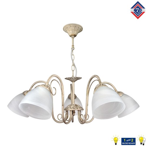 Люстра подвесная 5 плафонов S2499-5