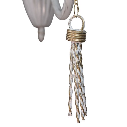 Люстра подвесная большая 8 ламп с подвесками S3144-8